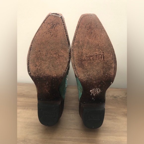 Ferrini Turquoise Cowgirl/Cowboy Boots - Picture 6 of 6